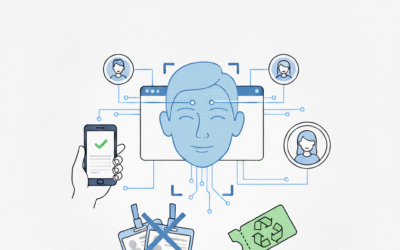Reconocimiento facial en eventos: una alternativa sostenible sin plásticos ni papel